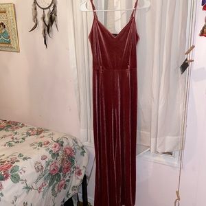 Velvet jumpsuit